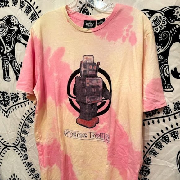 Women's Over Sized Tie Dye T-Shirt-Space Bollo - Picture 1 of 3